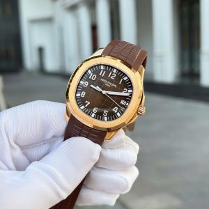 Patek Philippe Aquanaut 5167 Mặt Nâu Rep 11 Mạ Vàng Hồng Máy Khắc Nhà Máy BBF 40mm (2)