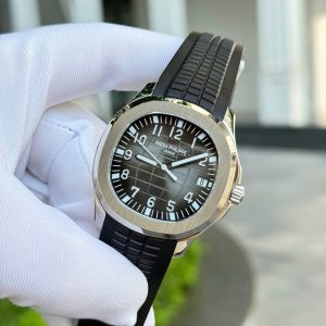 Patek Philippe Aquanaut 5167 Replica 11 Mặt Xám Dây Cao Su Máy Khắc Nhà Máy BBF 40mm (2)