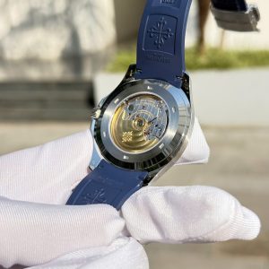 Patek Philippe Aquanaut 5168 Replica 11 Mặt Xanh Blue Dây Cao Su Máy Khắc Nhà Máy BBF 42,2mm (2)