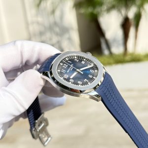 Patek Philippe Aquanaut 5168 Replica 11 Mặt Xanh Blue Dây Cao Su Máy Khắc Nhà Máy BBF 42,2mm (2)