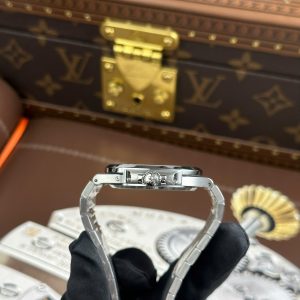 Patek Philippe Nautilus 5712 Replica 1 1 Mặt Xanh Dương Dây Kim Loại Xưởng PPF V3 40mm (2)