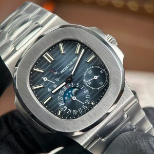Patek Philippe Nautilus 5712 Replica 1 1 Mặt Xanh Dương Dây Kim Loại Xưởng PPF V3 40mm (2)