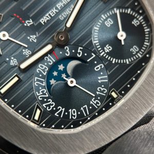 Patek Philippe Nautilus 5712 Replica 1 1 Mặt Xanh Dương Dây Kim Loại Xưởng PPF V3 40mm (2)
