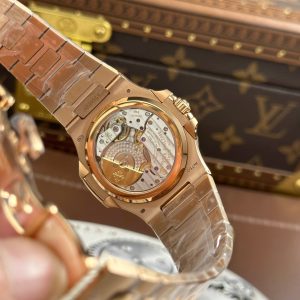 Patek Philippe Nautilus 5712R Rep Cao Cấp Mặt Nâu Dây Kim Loại Nhà Máy PPF V3 40mm (2)