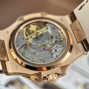 Patek Philippe Nautilus 5712R Replica 11 Mặt Xám Dây Da Nhà Máy PPF V3 40mm (2)