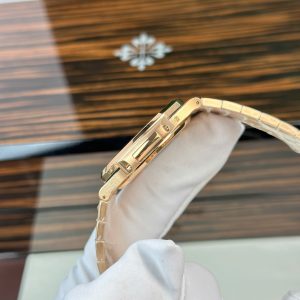 Patek Philippe Nautilus 5712R Replica 11 Mặt Xám Dây Kim Loại Nhà Máy PPF V3 40mm (2)