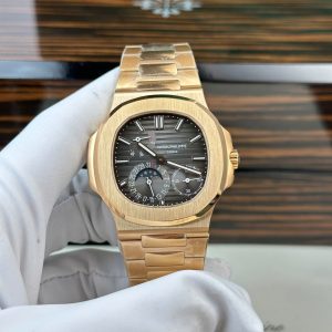 Patek Philippe Nautilus 5712R Replica 11 Mặt Xám Dây Kim Loại Nhà Máy PPF V3 40mm (2)