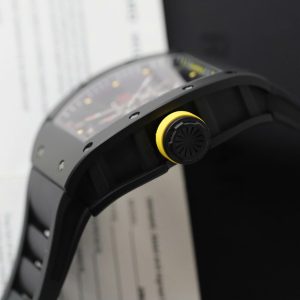 Richard Mille RM035 Americas Toro Rep Cao Cấp Vỏ Gốm Đen Dây Cao Su Nhà Máy ZF 40x48mm (2)