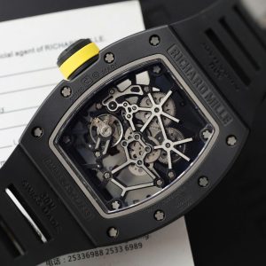 Richard Mille RM035 Americas Toro Rep Cao Cấp Vỏ Gốm Đen Dây Cao Su Nhà Máy ZF 40x48mm (2)