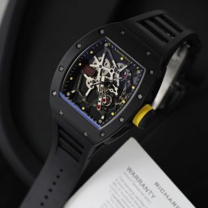 Richard Mille RM035 Americas Toro Rep Cao Cấp Vỏ Gốm Đen Dây Cao Su Nhà Máy ZF 40x48mm (2)