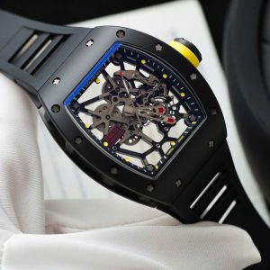 Richard Mille RM035 Americas Toro Rep Cao Cấp Vỏ Gốm Đen Dây Cao Su Nhà Máy ZF 40x48mm (2)