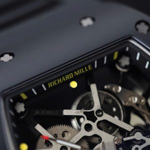 Richard Mille RM035 Americas Toro Rep Cao Cấp Vỏ Gốm Đen Dây Cao Su Nhà Máy ZF 40x48mm (2)