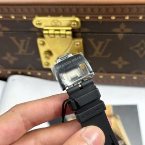 Richard Mille RM35-01 Rafael Nadal Vỏ Carbon NTPT Dây Cao Su Đen Rep Cao Cấp Xưởng ZF 49,9x43mm (2)