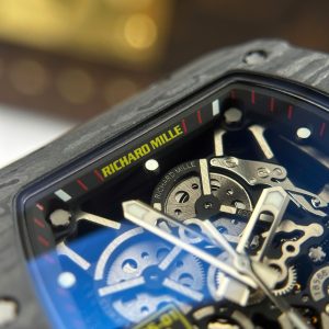 Richard Mille RM35-01 Rafael Nadal Vỏ Carbon NTPT Dây Cao Su Đen Rep Cao Cấp Xưởng ZF 49,9x43mm (2)