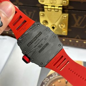 Richard Mille RM35-01 Rafael Nadal Vỏ Carbon NTPT Dây Cao Su Đỏ Replica 11 Xưởng ZF 49,9x43mm (2)