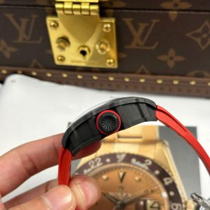 Richard Mille RM35-01 Rafael Nadal Vỏ Carbon NTPT Dây Cao Su Đỏ Replica 11 Xưởng ZF 49,9x43mm (2)