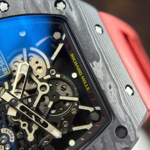 Richard Mille RM35-01 Rafael Nadal Vỏ Carbon NTPT Dây Cao Su Đỏ Replica 11 Xưởng ZF 49,9x43mm (2)