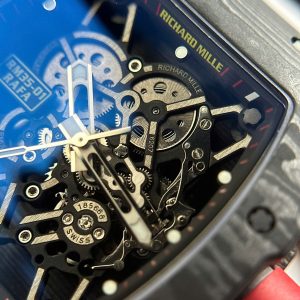 Richard Mille RM35-01 Rafael Nadal Vỏ Carbon NTPT Dây Cao Su Trắng Rep 11 Xưởng ZF 49,9x43mm (2)