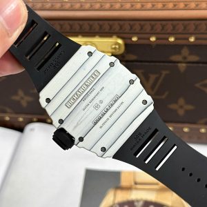 Richard Mille RM35-01 Rafael Nadal Vỏ Carbon NTPT Màu Trắng Replica 11 Xưởng ZF 49,9x43mm (2)