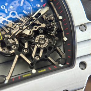 Richard Mille RM35-01 Rafael Nadal Vỏ Carbon NTPT Màu Trắng Replica 11 Xưởng ZF 49,9x43mm (2)