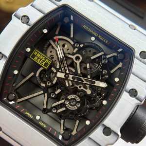 Richard Mille RM35-01 Rafael Nadal Vỏ Carbon NTPT Màu Trắng Replica 11 Xưởng ZF 49,9x43mm (2)