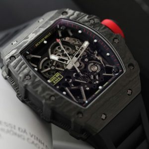 Richard Mille RM35-02 Màu Đen Chế Tác Vỏ Carbon Siêu Nhẹ 77 Grams Xưởng ZF 44mm (1)
