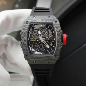 Richard Mille RM35-02 Màu Đen Chế Tác Vỏ Carbon Siêu Nhẹ 77 Grams Xưởng ZF 44mm (1)