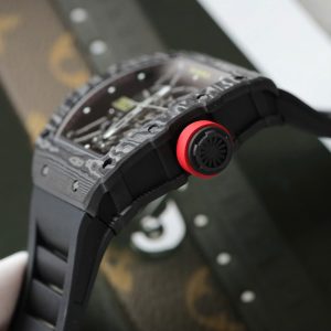 Richard Mille RM35-02 Màu Đen Chế Tác Vỏ Carbon Siêu Nhẹ 77 Grams Xưởng ZF 44mm (1)
