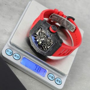 Richard Mille RM35-02 Màu Đỏ Replica 11 Vỏ Carbon Siêu Nhẹ 77 Grams Xưởng ZF 44mm (2)