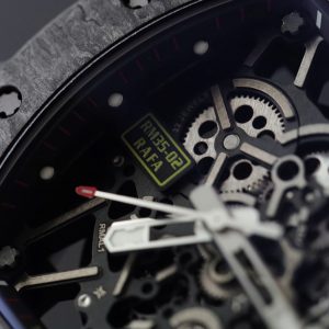 Richard Mille RM35-02 Màu Đỏ Replica 11 Vỏ Carbon Siêu Nhẹ 77 Grams Xưởng ZF 44mm (2)
