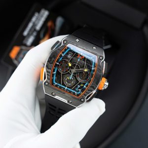 Richard Mille RM65-01 Rep 11 Vỏ Carbon Dây Cao Su Màu Đen 44.5×49 (7)