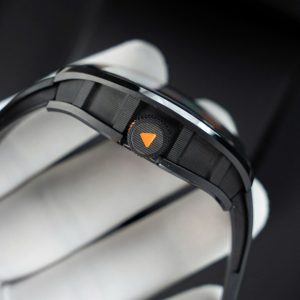 Richard Mille Replica 11 RM68-01 Cyril Kongo Vỏ Gốm Đen Dây Cao Su 45mm (2)