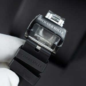 Richard Mille Replica 11 RM68-01 Cyril Kongo Vỏ Gốm Đen Dây Cao Su 45mm (2)
