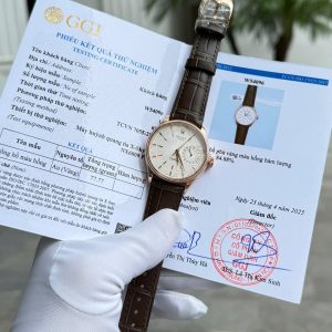 Rolex Cellini 50515 Replica 11 Nam Mặt Trắng Bọc Vàng Hồng 39mm (2)