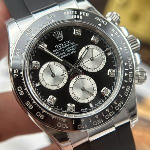 Rolex Cosmograph Daytona 126519LN Replica 11 Mặt Đen Máy Cơ Thụy Sỹ Xưởng Clean 40mm (2)
