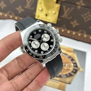 Rolex Cosmograph Daytona 126519LN Replica 11 Mặt Đen Máy Cơ Thụy Sỹ Xưởng Clean 40mm (2)