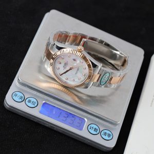 Rolex DateJust Mặt MOP Rep 11 Demi Vàng Hồng Dây Oyster Nhà Máy Clean 41mm (2)