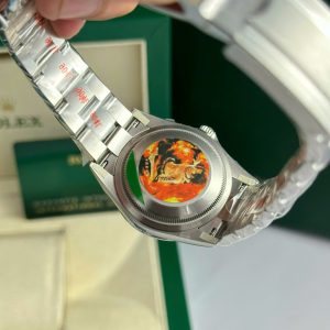 Rolex Explorer 124270 Replica 11 Mặt Đen Dây Kim Loại Nhà Máy Clean 36mm (2)