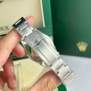 Rolex Explorer 124270 Replica 11 Mặt Đen Dây Kim Loại Nhà Máy Clean 36mm (2)