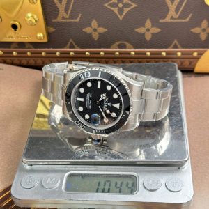 Rolex Yacht-Master Titanium 226627 Replica 11 Mặt Đen Máy Cơ Thụy Sỹ Nhà Máy VS 42mm (2)