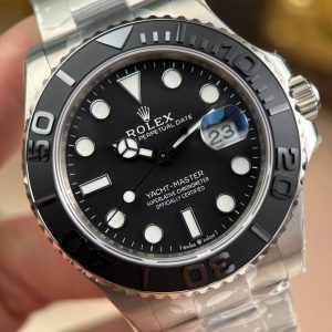 Rolex Yacht-Master Titanium 226627 Replica 11 Mặt Đen Máy Cơ Thụy Sỹ Nhà Máy VS 42mm (2)