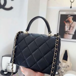 Túi Xách Nữ Đeo Chéo Chanel Coco Màu Đen Like Auth 21cm (2)