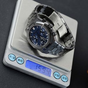 Audemars Piguet Chế Tác Royal Oak Chronograph 26240 Vỏ Gốm Mặt Xanh Than Xưởng APS 41mm (2)