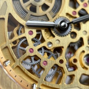 Audemars Piguet Rep Cao Cấp Royal Oak Jumbo Extra-thin Openworked 16204 Mặt Lộ Cơ Mạ Vàng Xưởng ZF 39mm (2)