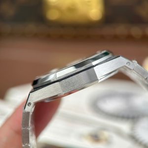 Audemars Piguet Replica 11 Royal Oak 15450 Mặt Xám Dây Kim Loại Nhà Máy ZF 37mm (2)