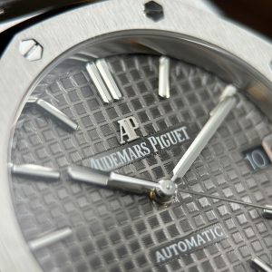 Audemars Piguet Replica 11 Royal Oak 15450 Mặt Xám Dây Kim Loại Nhà Máy ZF 37mm (2)