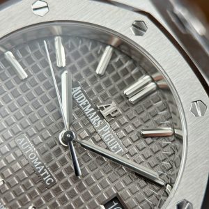 Audemars Piguet Replica 11 Royal Oak 15450 Mặt Xám Dây Kim Loại Nhà Máy ZF 37mm (2)