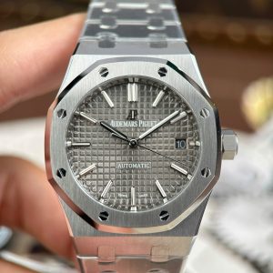 Audemars Piguet Replica 11 Royal Oak 15450 Mặt Xám Dây Kim Loại Nhà Máy ZF 37mm (2)