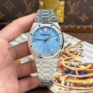 Audemars Piguet Replica 11 Royal Oak 15510BC Mặt Xanh Băng Máy Cơ Thụy Sỹ Xưởng ZF 41mm (2)