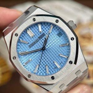 Audemars Piguet Replica 11 Royal Oak 15510BC Mặt Xanh Băng Máy Cơ Thụy Sỹ Xưởng ZF 41mm (2)
